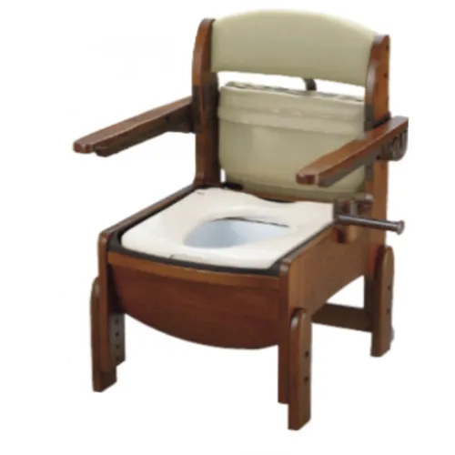 木製トイレきらく コンパクト肘掛跳ね上げ 販売